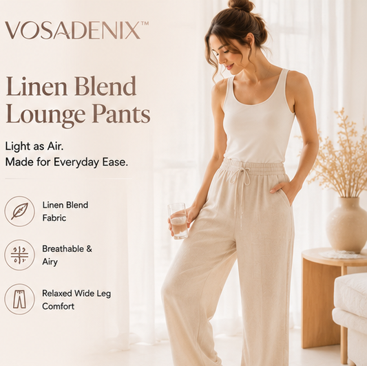 VOSADENIX™ Women's Linen Blend Lounge Pants