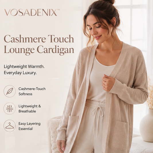 VOSADENIX™ Women's Cashmere Touch Lounge Cardigan