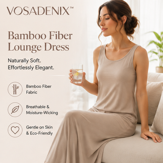 VOSADENIX™ Women's Bamboo Fiber Lounge Dress